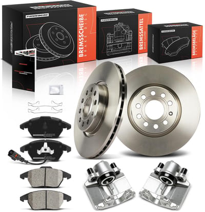 Frankberg 2x Remklauw+2x Remmen+4x Remblokken Voor voor VW