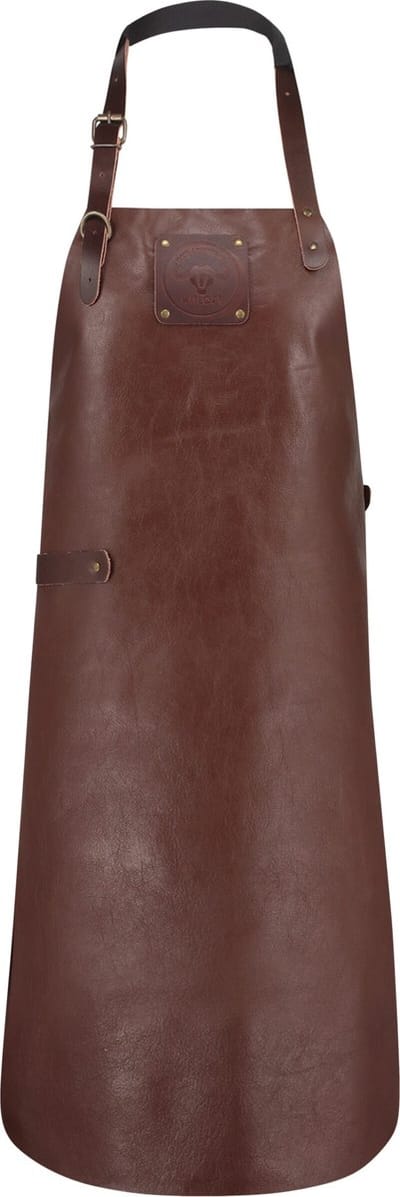 Buffellederen Schort Full Grain | Chocolade | Premium kwaliteit in diepbruin | Professioneel keukenschort | Onmisbare accessoire voor elke chef