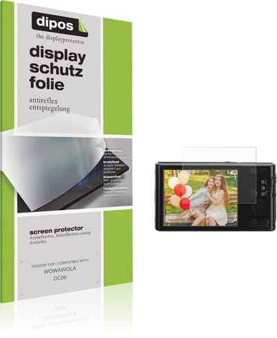 dipos – 4x Matte Beschermfolie geschikt voor WOWAWOLA DC06 | Krasbestendige & antireflecterende Screenprotector Ultra-Thin