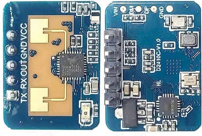 Hoge Gevoeligheid 24GHz Bewegingssensor Radar Module voor Aanwezigheidsdetectie