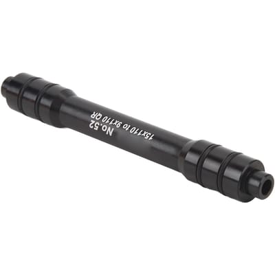 Adaptateur d'axe traversant pour fourche de roue de vélo Alliage d'aluminium Axe traversant pour remplacement 15x110 vers gray