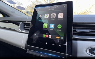 Screen Protector voor 10.4 Inch OpenR Link Vertical Touch Screen - Krasbestendig Tempered Glass, 9H Bescherming voor Renault Captur II en Renault Symbioz