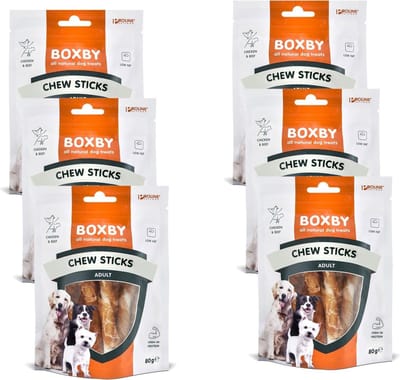 Proline Boxby Chew Sticks - Hondensnacks - 6 x Kip 80 g