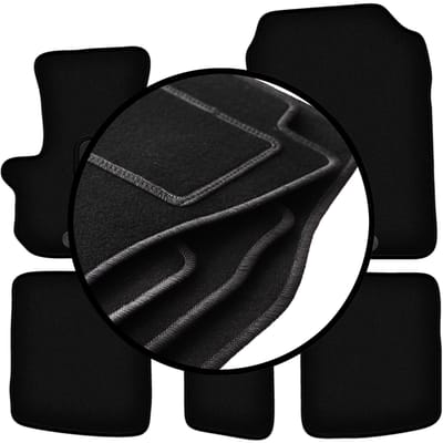 Set veloursmatten voor: Toyota IQ hatchback (2009-)