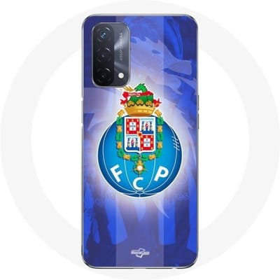 Oppo A93 5G hoesje fcp porto blauwe achtergrond portugal
