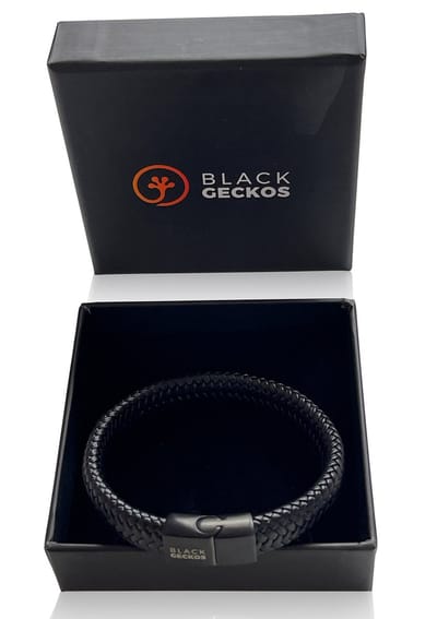 Black Geckos - Armband - Zwart
