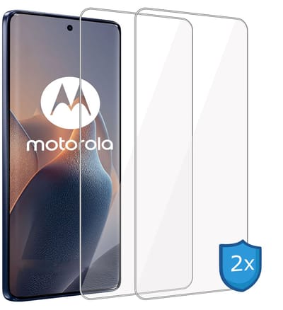 2x TechNow Screenprotector geschikt voor Motorola Edge 60 Fusion Screenprotector - Gehard Glas - Proteqt+