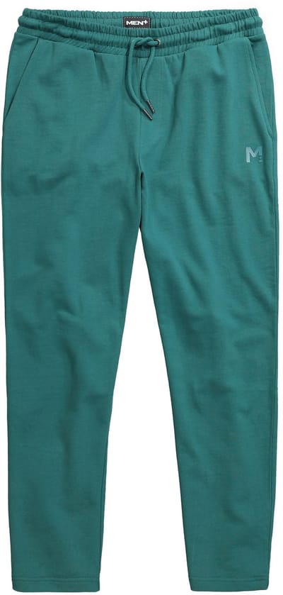 Men Plus - Heren - Trainingsbroek Basic Fit elastische tailleband - Dennengroen - Maat 3XL