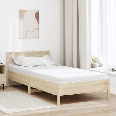 vidaXL - Matras - Medium - 90 - x - 200 - cm - Wit