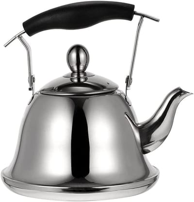 Fluitketel Roestvrijstaal - Waterkoker Theepot - Water Koken - Automatisch Fluiten - 2 Liter - Zilver