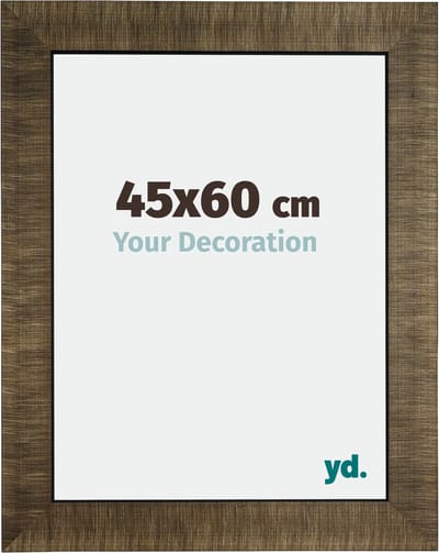 Your Decoration - Fotolijst 45x60 cm - Hout - Champagne Geborsteld - Leeds