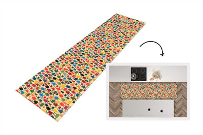 Keukenloper - Loper keuken - Patronen - Koffie - Theepot - Retro - 200x50 cm - Keukenloper vinyl