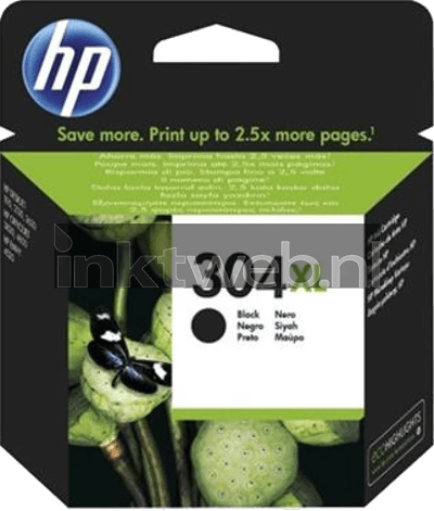 Inktcartridge hp n9k08ae 304xl zwart