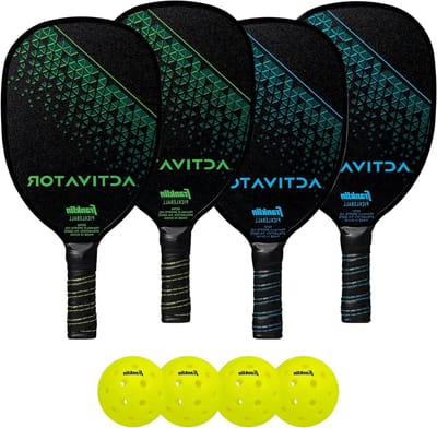 Pickleball Paddle en Ball Set - Houten Rackets - Sport Spelen - USA Pickleball Goedgekeurd