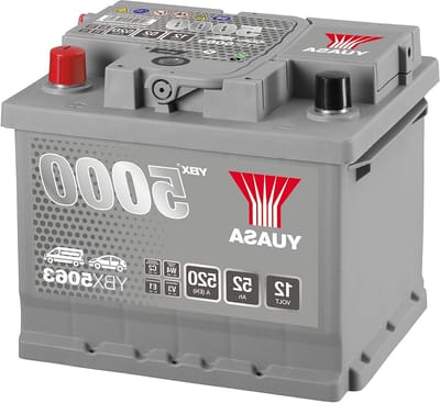 Autoaccu - Startaccu Batterij - Betrouwbaar Starten - Hoge Startstroom - 20.7 x 17.5 x 17.5 cm - Zilver