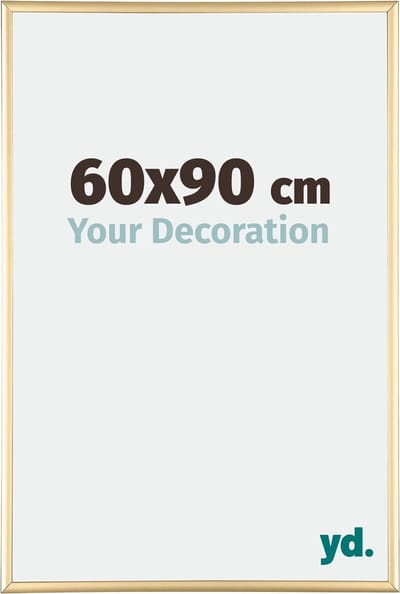 Your Decoration - Fotolijst 60x90 cm - Aluminium - Goud - Kent