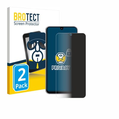BROTECT - privacy screenprotector voor Samsung Galaxy M17 - Folie Beschermfolie Blauwlichtfilter 2 Stuks
