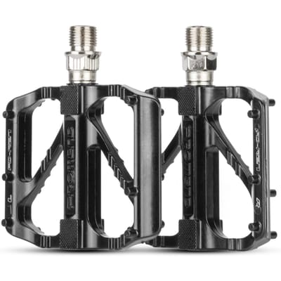 Fietspedalen Aluminiumlegering Fietspedalen Lichtgewicht Antislipplatform voor Racefiets Stad zilver