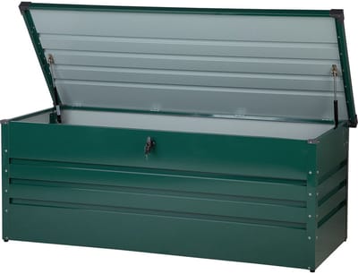 CEBROSA L - Kussenbox - Donkergroen - Staal