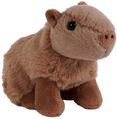 Wild Republic capibara knuffel - 13 cm - Pluche - waterzwijn - knuffeldieren - knaagdieren