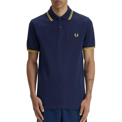Fred Perry Twin tipped fred perry shirt - tennis blue lenom barley