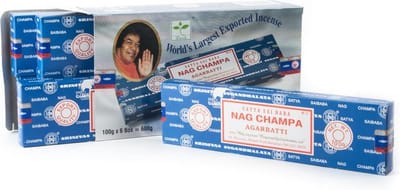 Wierook satya Nag Champa - 6 doosjes van 100 gram