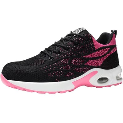 Veiligheidsschoenen Heren Dames Werkveiligheidslaarzen Stalen Neus Schoenen Anti-perforatie Luchtkussen Werksneakers Lichtgewicht Mode Werkschoenen Unisex 48 black