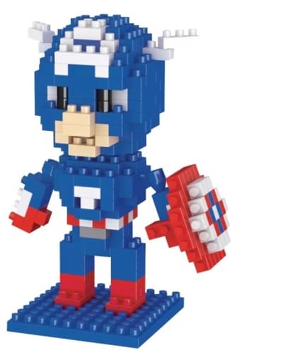 Micro Brick - Captain america -210Pcs - Bouwen - Bouwspeelgoed