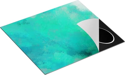 Chefcare Inductie Beschermer Abstracte Kunsten - Licht Groen Structuur - 60x50 cm - Afdekplaat Inductie - Kookplaat Beschermer - Inductie Mat