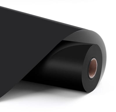 Permanent Adhesive Vinyl Matte - Black - 30.5 x 180 cm