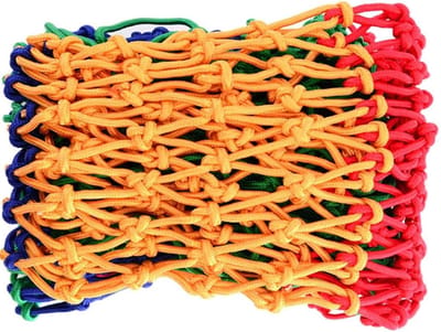 Klimnet voor kinderen - Speeltouw net - Buiten spelen - Veiligheidsnet functie - 1 x 8 m - Gekleurd