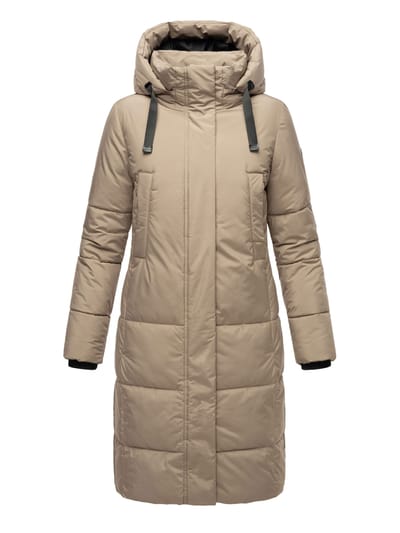 Marikoo dames winterjas Laryaa – lang, warm & met afneembare capuchon