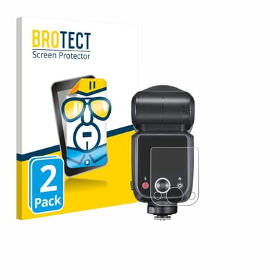 BROTECT - Screenprotector voor Godox V100 - Folie Beschermfolie transparant 2 Stuks