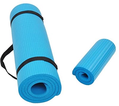 Extra Dikke Anti-Scheur Oefening Yogamat met Kniebeschermer en Draagriem