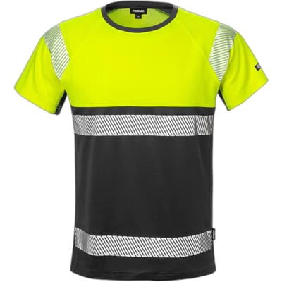 Fristads Hi Vis T-Shirt Klasse 1 7518 Thv - Hi-Vis geel/zwart - XS