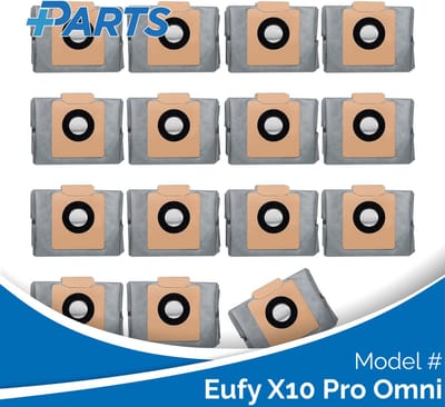 Eufy X10 Pro Omni Stofzakken (15 Stuks, Plus.Parts® alternatief voor T29F70A2)