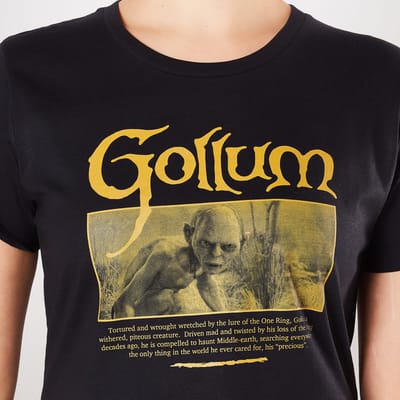 Lord Of The Rings Gollum Women's T-Shirt - Donker Blauw - XS