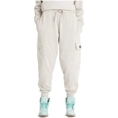 Timberland Effen Kleur Multi-Pocket Losvallende Pasvorm Mid-Rise Cargobroek Unisex broek Zand A6JT5-CY2 XL white