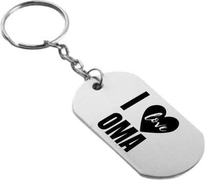 Akyol - ik hou van oma sleutelhanger - Oma - familie - cadeau - 54 x 29mm