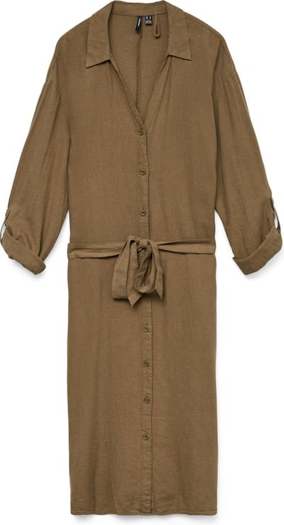 VERO MODA - VMLINN LOOSE CALF SHIRT WVN NOOS - Dames - Blouses