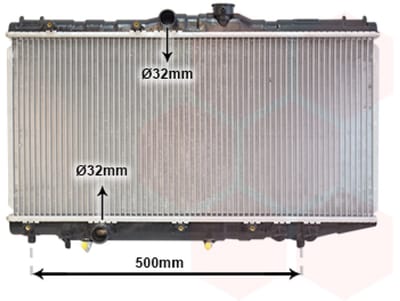 Van Wezel - RADIATOR VOOR TOYOTA CARINA T170 1987-1992 1640015380