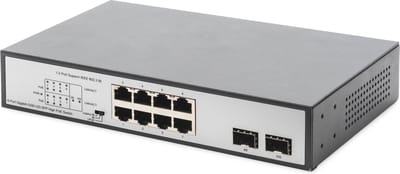 DIGITUS DN-95140 - switch - 8 ports - unmanaged - rack-mountable