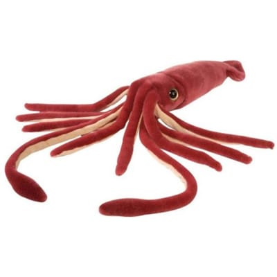 75cm Simulatie Inktvis Pluche Speelgoed Reuzeninktvis Gevuld Speelgoed Schattige Zee Dieren Pluche Poppen Voor Kinderen Kerstcadeaus 75cm length rood