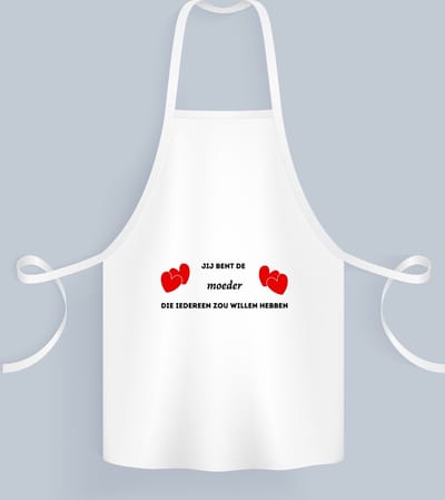 Akyol - jij bent de moeder die iedereen zou willen hebben Keukenschort - Moeder - geweldige mama - liefste moeder - verjaardag - cadeau - kado - bedankje - geschenk - 82 bij 71 cm