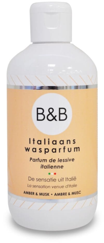 B&B Italiaanse Wasparfum Amber & Musk - 2 x 250 ml - Voordeelverpakking