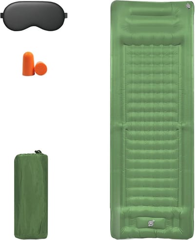 Zelfopblazend Luchtmatras 72 cm voor Camping en Outdoor Activiteiten - Ultralicht en Opvouwbaar