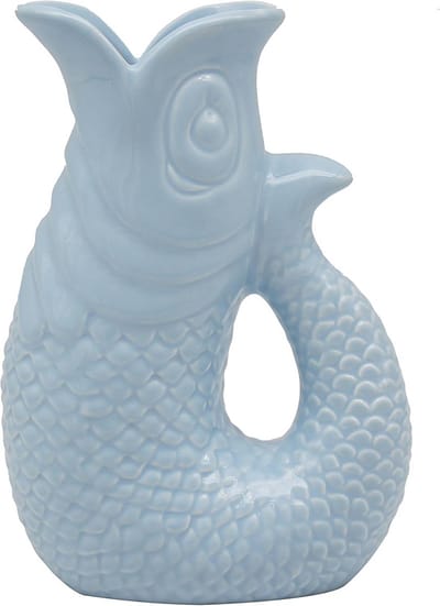 Blauwe Keramische Kruik of Vaas 20 cm - Stijlvolle Kan voor Keuken en Huis