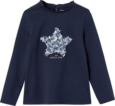 Vertbaudet T-shirt met versiering en motief froufrou