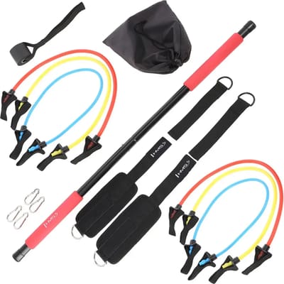 HMS DC31 - Weerstandsband Set - Pilates - Lichtgewicht - Veelzijdige Gebruik