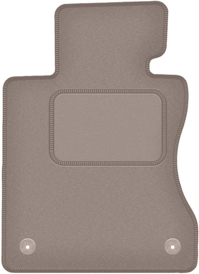 Beige bestuurdersmat voor: BMW 5 E61 VELCRO stationwagen, avant (2003-2010)